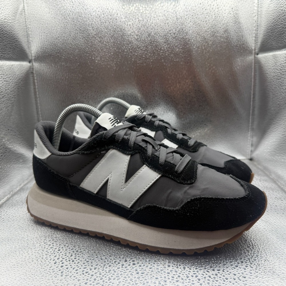 Size M7/W8.5 New Balance 237 Black Magnet Sea‎ Salt Unisex Sneaker Shoes WS237NB